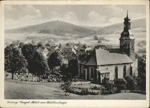 Geising Erzgebirge Kohlhaukuppe Kirche  / Geising Osterzgebirge /Saechsische Schweiz-Osterzgebirge LKR
