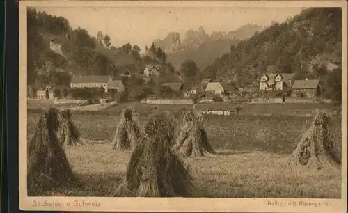 Rathen Saechsische Schweiz Rosengarten / Rathen Sachsen /Saechsische Schweiz-Osterzgebirge LKR