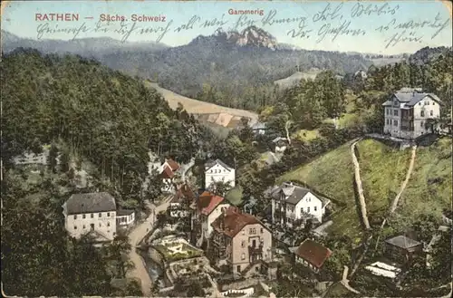 Rathen Saechsische Schweiz Gammerig / Rathen Sachsen /Saechsische Schweiz-Osterzgebirge LKR