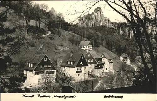 Rathen Saechsische Schweiz Amselgrund / Rathen Sachsen /Saechsische Schweiz-Osterzgebirge LKR