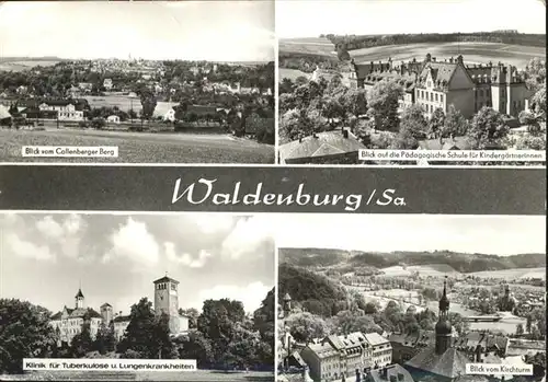 Waldenburg Sachsen Klinik Schule fuer Kindergaertnerinnen / Waldenburg Sachsen /Zwickau LKR