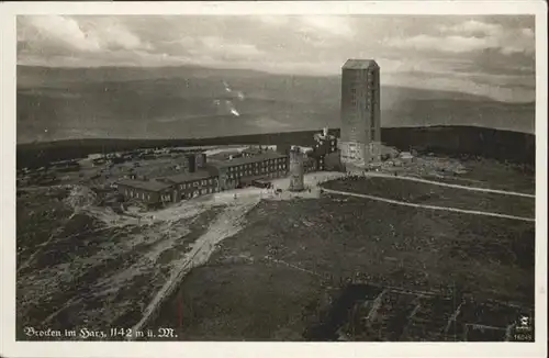 Brocken Fliegeraufnahme  / Wernigerode /Harz LKR