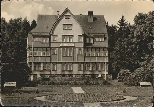 Benneckenstein Erholungsheim Wilhelm Bahnik / Benneckenstein /Harz LKR