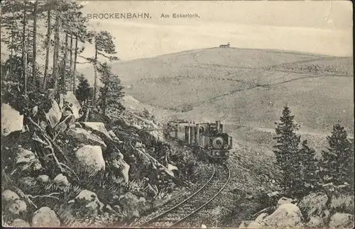 Brocken Brockenbahn Eckerloch / Wernigerode /Harz LKR