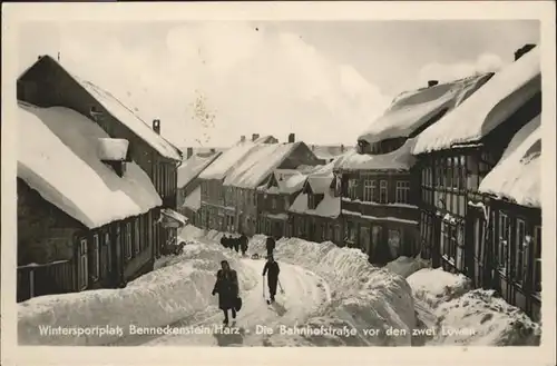 Benneckenstein Bahnstrasse / Benneckenstein /Harz LKR