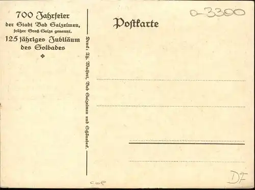 Bad Salzelmen  / Schoenebeck /Salzlandkreis LKR