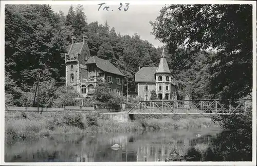 Ilsenburg Harz Pension an der Bode Verlagsrohabzug, keine Postkartenrueckseite  / Ilsenburg Harz /Harz LKR