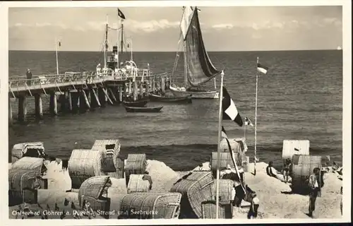 Goehren Ruegen Strand Seebruecke / Goehren Ostseebad Ruegen /Ruegen LKR