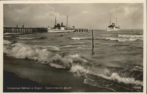 Goehren Ruegen Ostseebad Seebruecke / Goehren Ostseebad Ruegen /Ruegen LKR