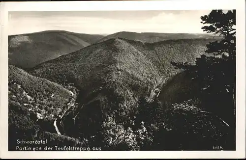 Bad Blankenburg [Stempelabschlag] Teufelstreppe Schwarzatal / Bad Blankenburg /Saalfeld-Rudolstadt LKR