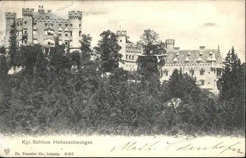 Hohenschwangau Schloss / Schwangau /Ostallgaeu LKR