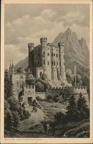 Hohenschwangau Schloss / Schwangau /Ostallgaeu LKR