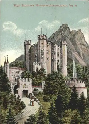 Hohenschwangau Schloss / Schwangau /Ostallgaeu LKR