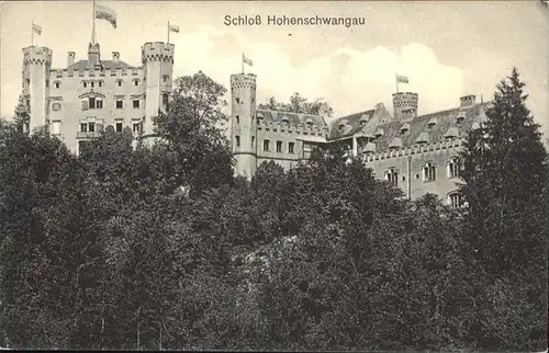 Hohenschwangau Schloss / Schwangau /Ostallgaeu LKR