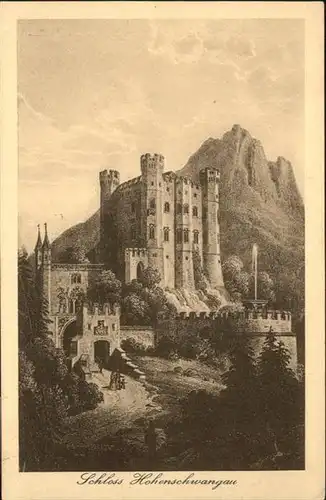 Hohenschwangau Schloss / Schwangau /Ostallgaeu LKR