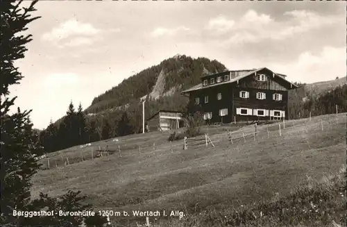 Wertach Berggasthof Buronhuette / Wertach /Oberallgaeu LKR