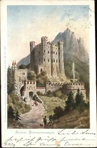 Hohenschwangau Schloss / Schwangau /Ostallgaeu LKR