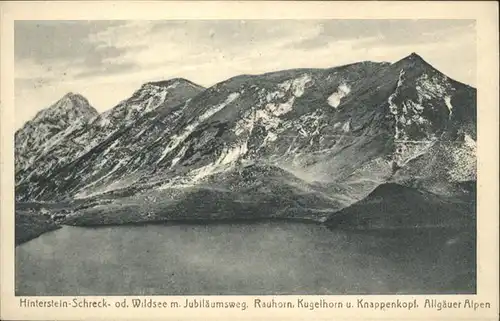 Hinterstein Bad Hindelang Schreck- oder Wildsee Rauhorn Knappenkopf
Allgaeuer Alpen / Bad Hindelang /Oberallgaeu LKR