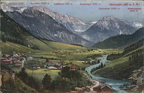 Hinterstein Bad Hindelang  / Bad Hindelang /Oberallgaeu LKR