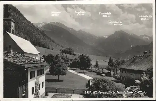 Hinterstein Bad Hindelang  / Bad Hindelang /Oberallgaeu LKR