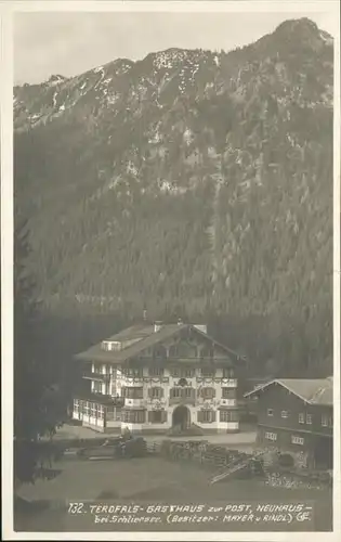 Neuhaus Schliersee Terofals-Gasthaus zur Post / Schliersee /Miesbach LKR