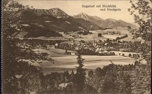 Siegsdorf Oberbayern Hochfelln Hochgern / Siegsdorf /Traunstein LKR