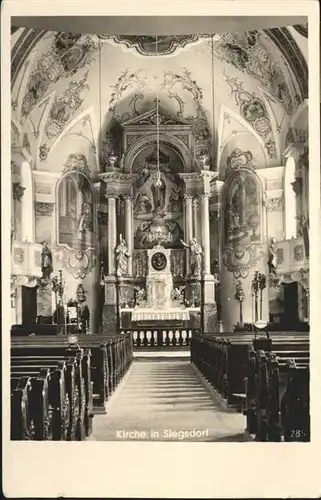 Siegsdorf Oberbayern Kirche  / Siegsdorf /Traunstein LKR