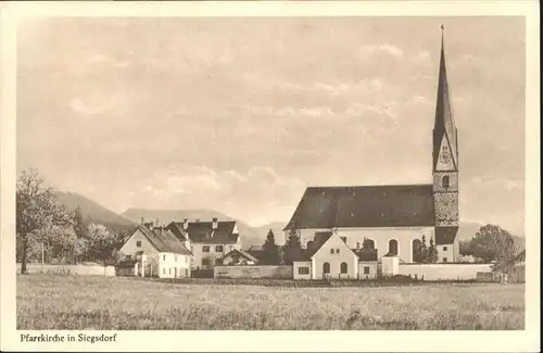 Siegsdorf Oberbayern Kirche  / Siegsdorf /Traunstein LKR