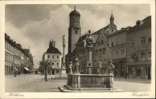 Weilheim Hauptplatz Brunnen /  /