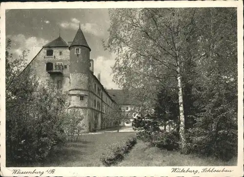 Weissenburg Bayern Wuelzburg Schlossbau / Weissenburg i.Bay. /Weissenburg-Gunzenhausen LKR