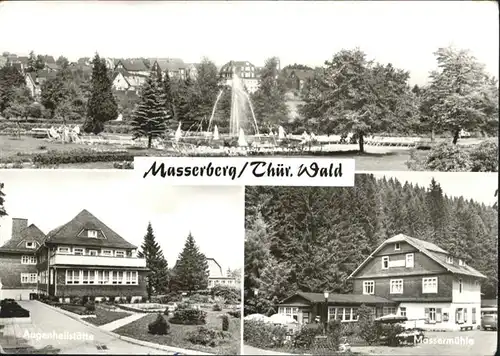 Masserberg Massermuehle Augenheilstaette / Masserberg /Hildburghausen LKR