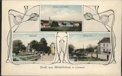 Limbach-Oberfrohna Mittelfrohna Oberdorf Niederdorf Kirche *