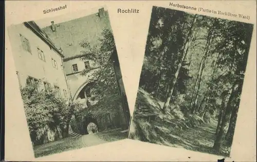 Rochlitz Schlosshof Herbstsonne *