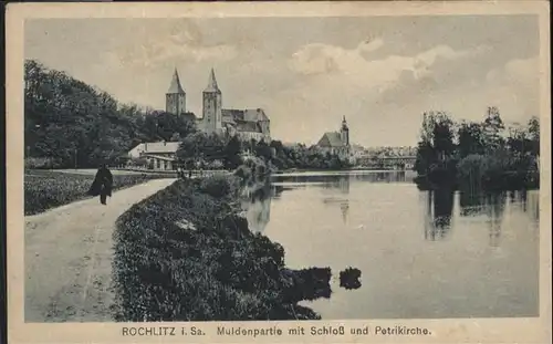 Rochlitz Mulde Schloss Petri Kirche  *