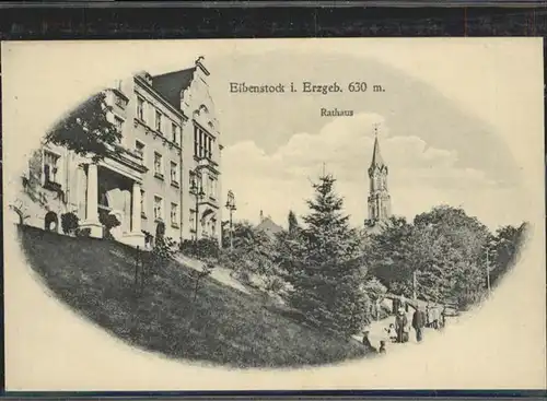 Eibenstock Rathaus Erzgebirge *