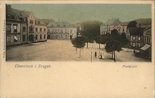 Eibenstock Postplatz Erzgebirge *