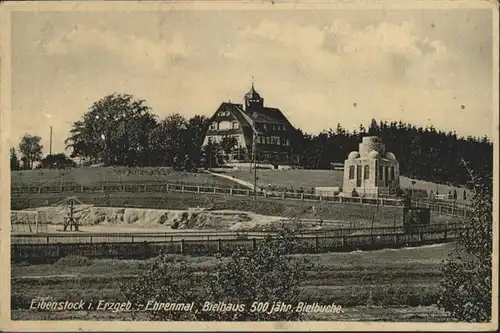 Eibenstock Ehrenmal Bielhaus Erzgebirge *
