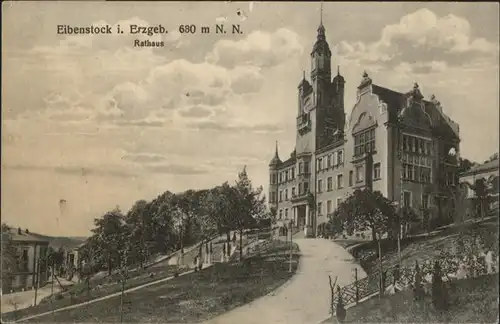 Eibenstock Rathaus Erzgebirge *