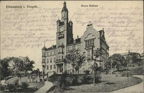 Eibenstock Rathaus Erzgebirge x