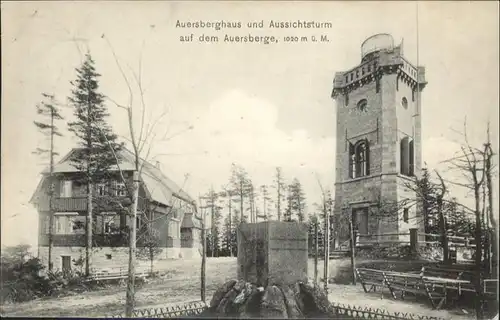 Eibenstock Auersberghaus Turm Auersberg x