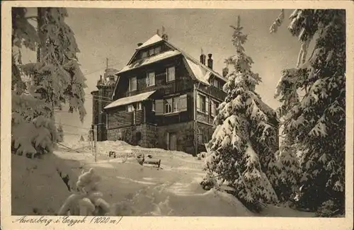 Eibenstock Unterkunftshaus Auersberg Erzgebirge x