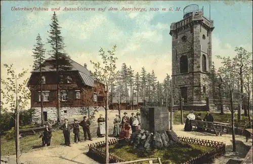 Eibenstock Unterkunftshaus Turm Auersberg x