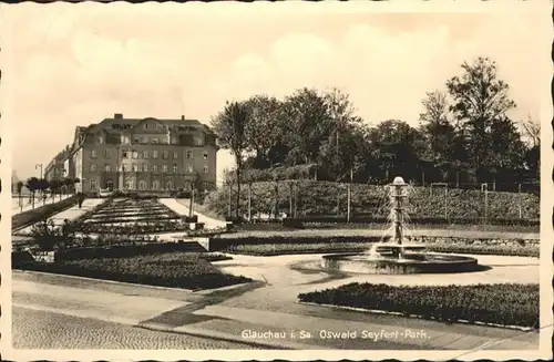Glauchau Oswald Seyfert-Park Sachsen x