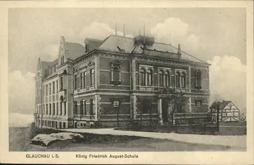 Glauchau Koenig Friedrich August Schule Sachsen *