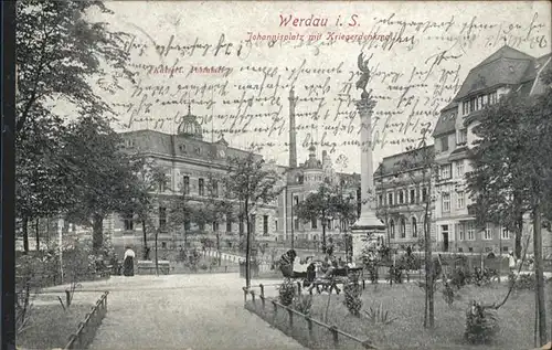 Werdau Johannisplatz Denkmal x