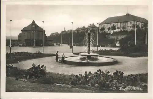 Glauchau Sachsen  Bahnhof *