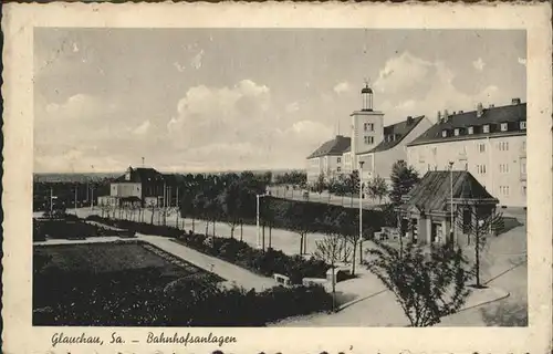Glauchau Sachsen Bahnhofsanlage *