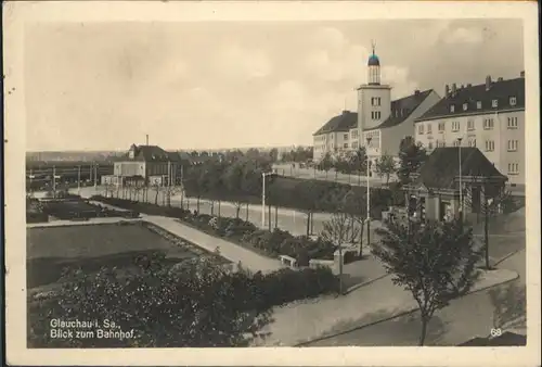 Glauchau Sachsen Bahnhof *