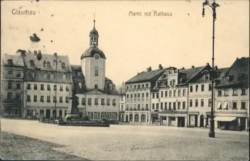 Glauchau Rathaus Markt x