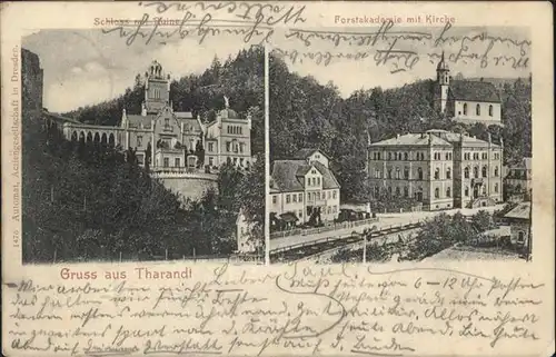 Tharandt Tharandt Kirche Forstakademie x / Tharandt /Saechsische Schweiz-Osterzgebirge LKR